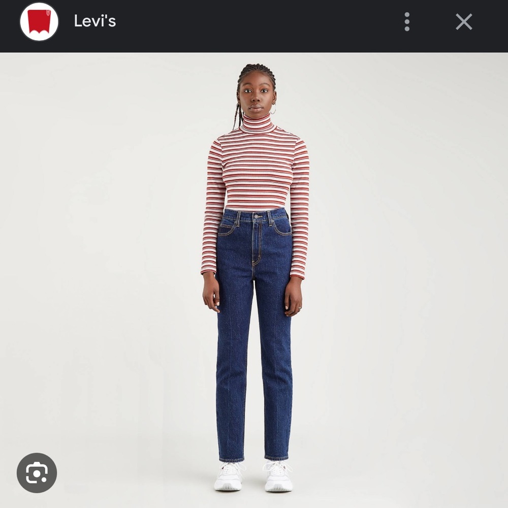 Levi’s 70’s Slim Straight dark blue jeans